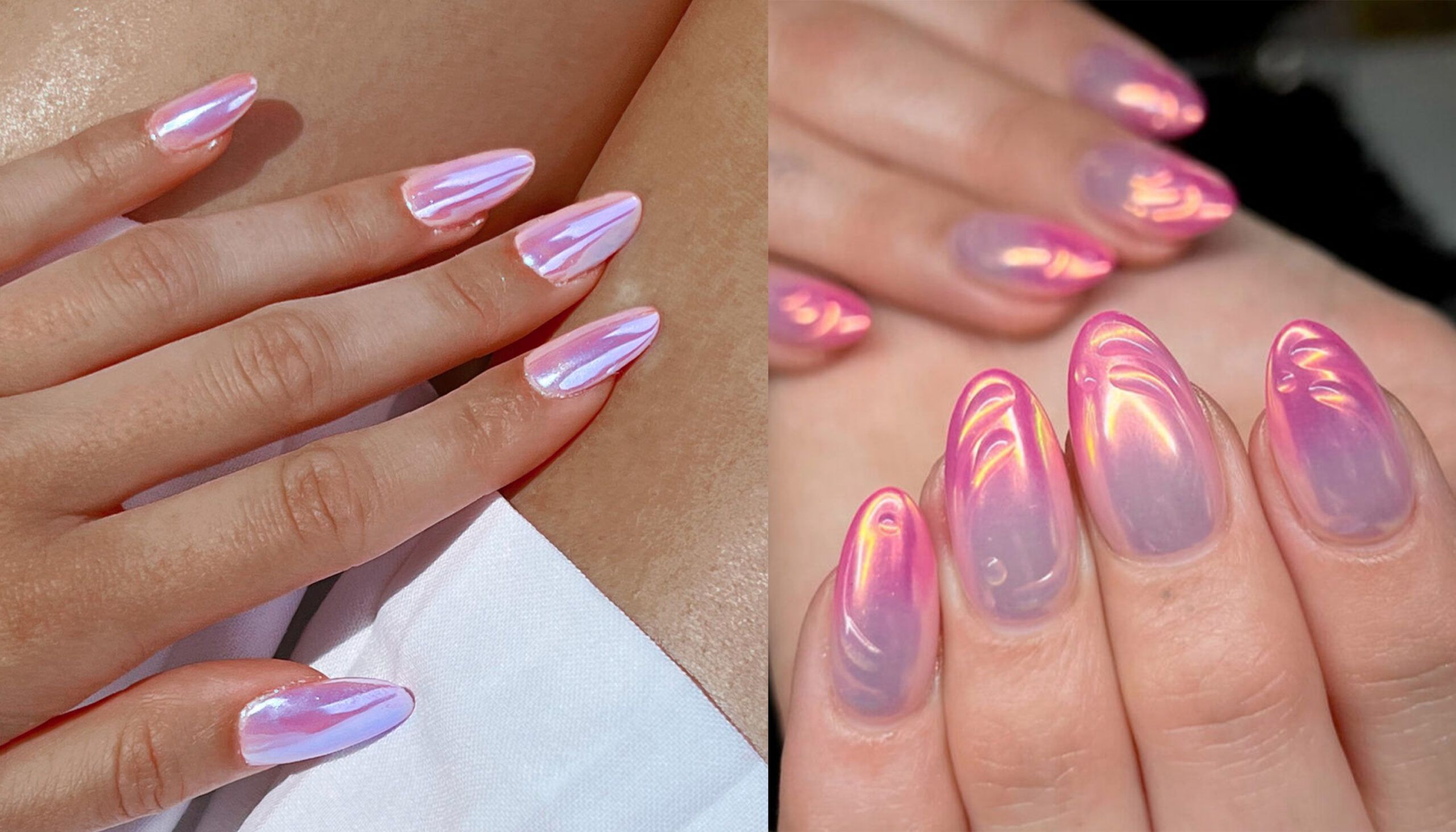 Pink Chrome Nails (Shiny & Trendy Looks)